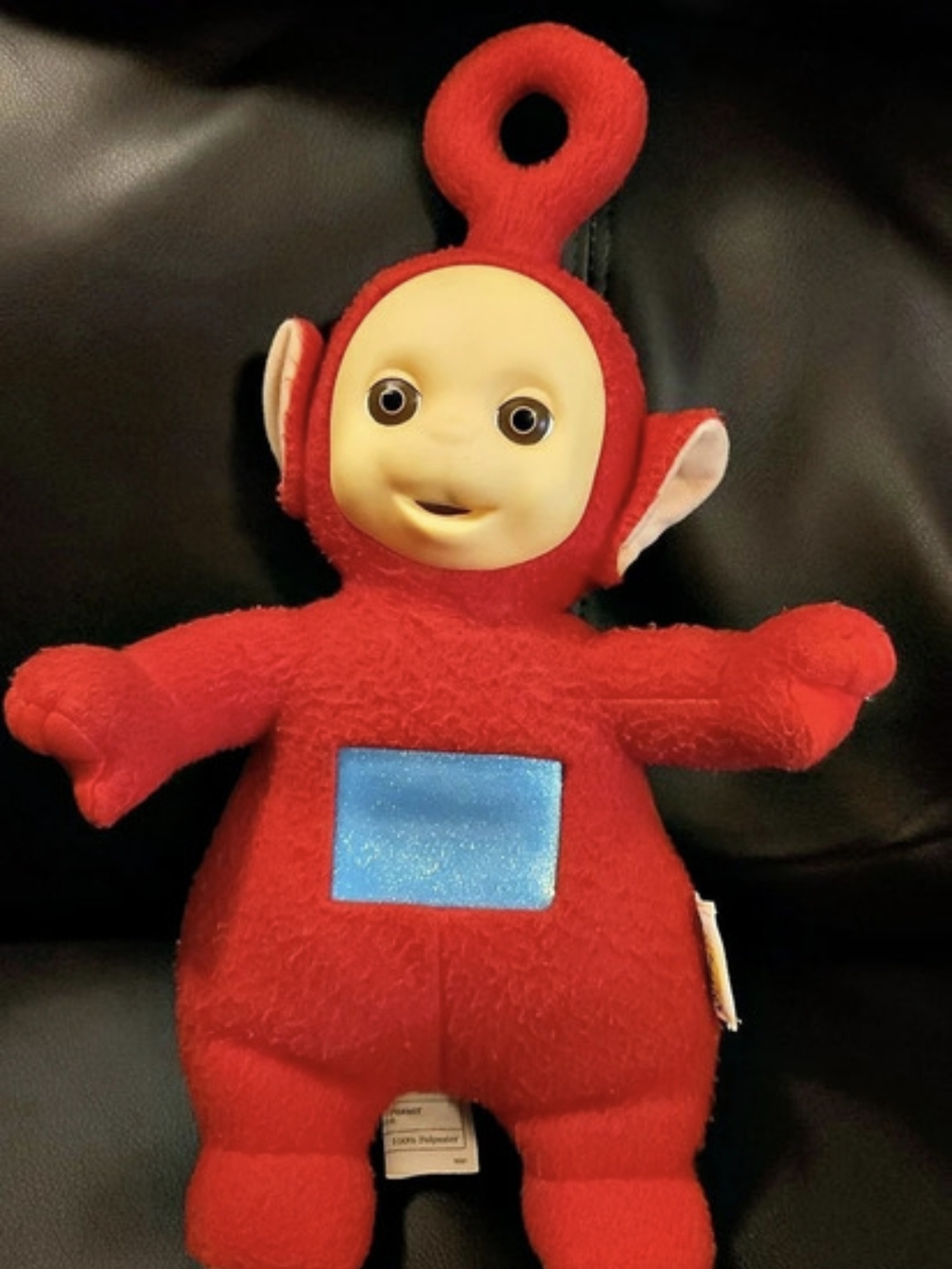 Vintage Playskool Teletubbies Talking Po Plush Red Toy *works!!*
